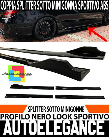 MERCEDES W213 W205 W204 SLK SL SPLITTER UNDER SIDE SKIRTS SPORTS SILLS ABS