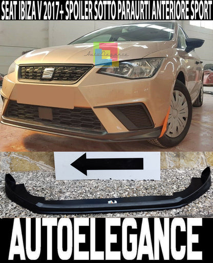 SEAT IBIZA KJ1 6F 2017+ ABS FRONT BUMPER SPOILER