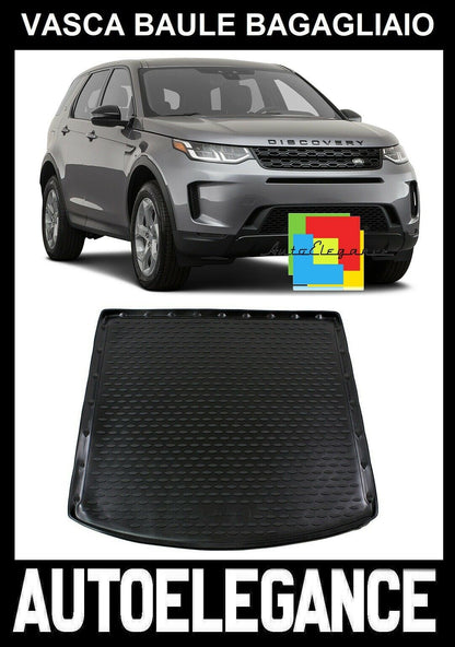 VASCA BAULE BAGAGLIAIO TAPPETO GOMMA SUPERGRIP LAND ROVER DISCOVERY SPORT -AT-