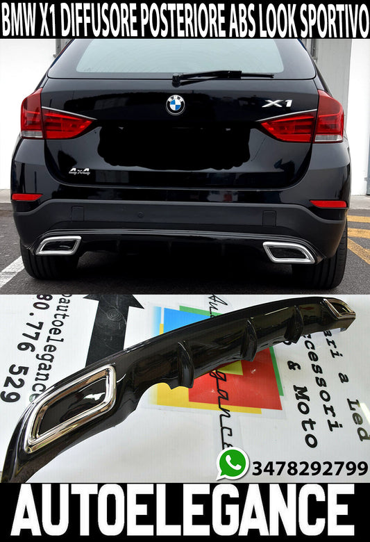 BMW X1 E84 DIFFUSORE SOTTO PARAURTI DIFFUSORE TERMINALI OVALI ABS M SPORT AUTOELEGANCERICAMBI