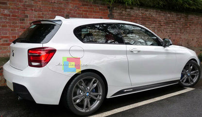 SPOILER POSTERIORE SUL TETTO BMW SERIE 1 F20 F21 2011+ LOOK M TECH IN ABS