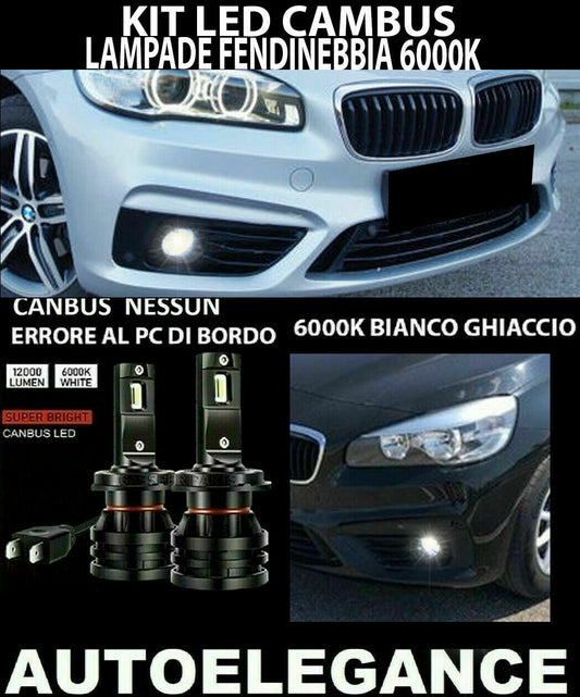 BMW SERIE 2 F45 LAMPADE FENDINEBBIA LED 10.000LM CAMBUS 0032 AUTOELEGANCERICAMBI