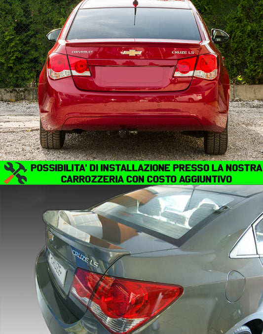 CHERVOLET CRUZE 2008-2016 SPOILER POSTERIORE SUL COFANO IN ABS AUTOELEGANCERICAMBI