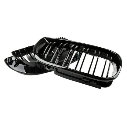 BMW SERIE 3 E46 BERLINA SW 2001-2005 GRIGLIE ANTERIORI NERO LUCIDO AUTOELEGANCERICAMBI