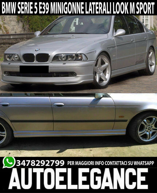 MINIGONNE LATERALI PER BMW SERIE 5 E39 95-04 SPOILER LOOK SPOSTIVO M
