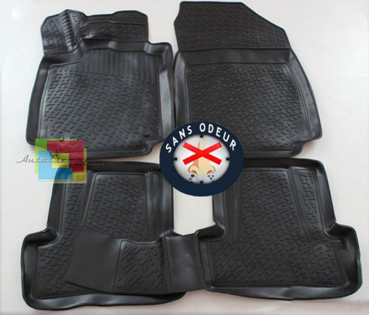 RENAULT CLIO IV 2012+ RUBBER CAR MATS SET - TOP QUALITY MATS .-. 
