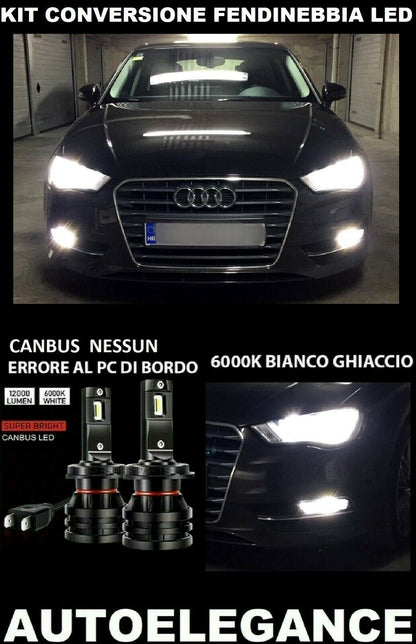 AUDI A3 8V FENDINEBBIA LED 16.000LM CAMBUS - AT 0032 AUTOELEGANCERICAMBI