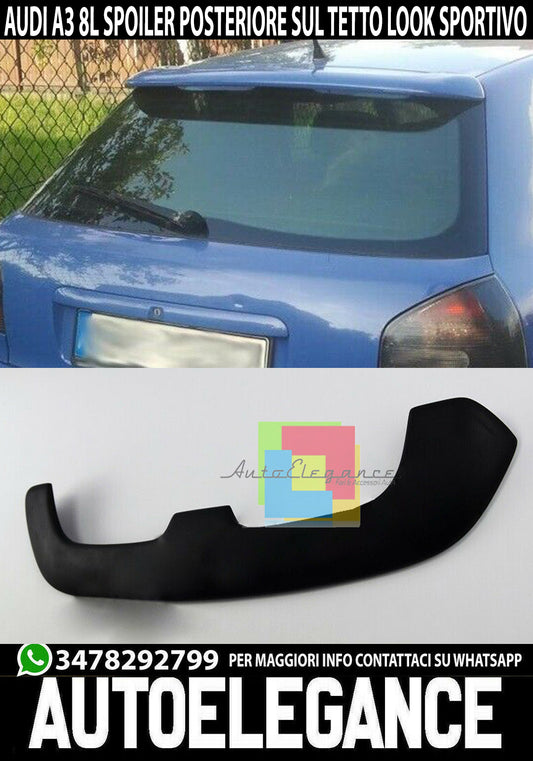 SPOILER POSTERIORE SUL TETTO AUDI A3 8L 1996-2003 LOOK S-LINE S3