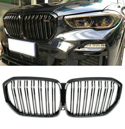 BMW X5 G05 2018- GRIGLIA ANTERIORE DOPPIA FASCIA NERA - LOOK M AUTOELEGANCERICAMBI