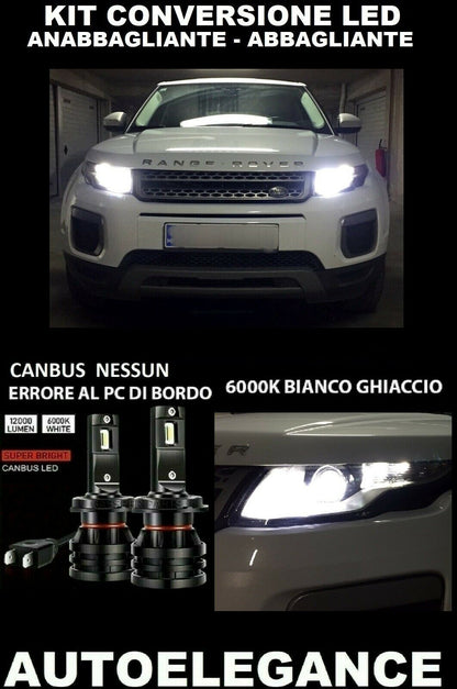 RANGE ROVER EVOQUE KIT LOW BEAM HIGH BEAM LED 16.000LM CAMBUS 0032