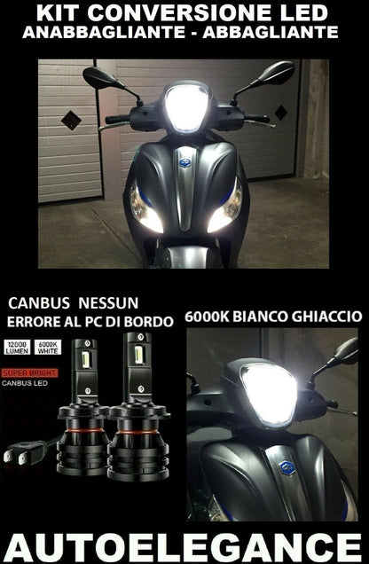PIAGGIO MEDLEY 150 ANABBAGLIANTE ABBAGLIANTE LED 16.000LM CAMBUS 0032