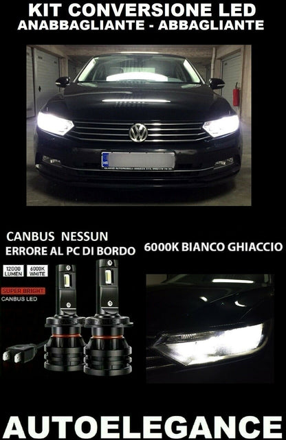 VW PASSAT B8 LOW BEAM HIGH BEAM LED 16.000LM CAMBUS 0032