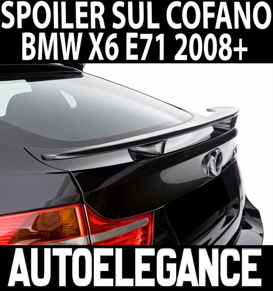 REAR BONNET SPOILER BMW X6 E71 E72 2008-2014 TUNING LOOK