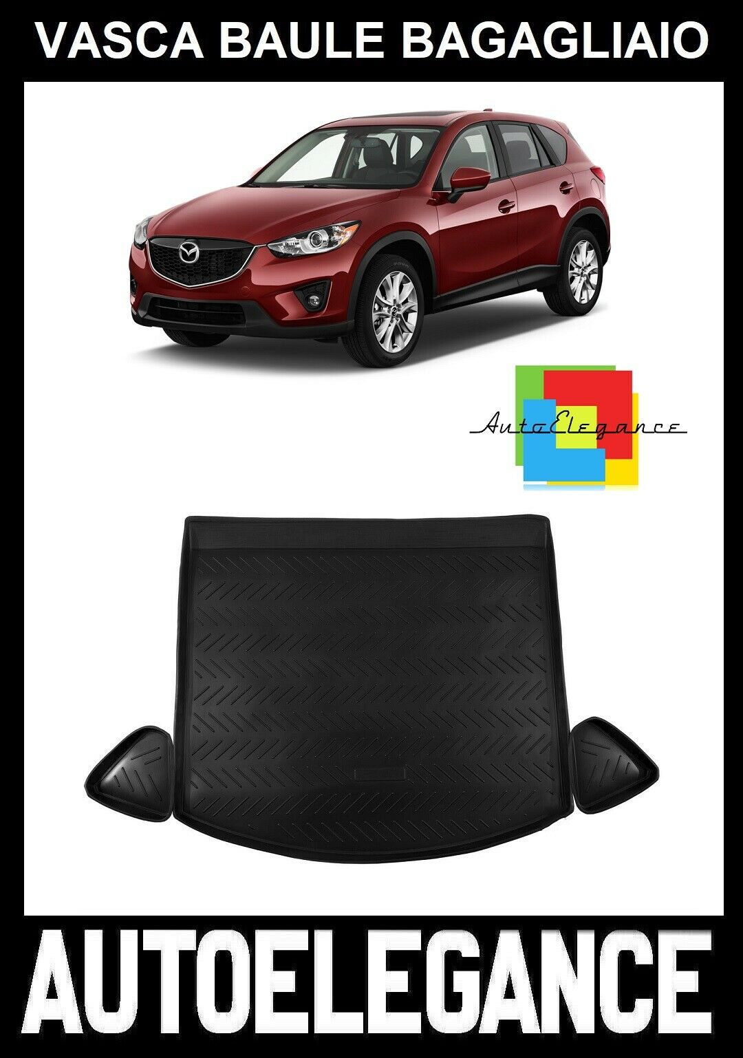 TRUNK LINER RUBBER CARPET SUPERGRIP MAZDA CX-5 CX5 2011-2016 -AT-