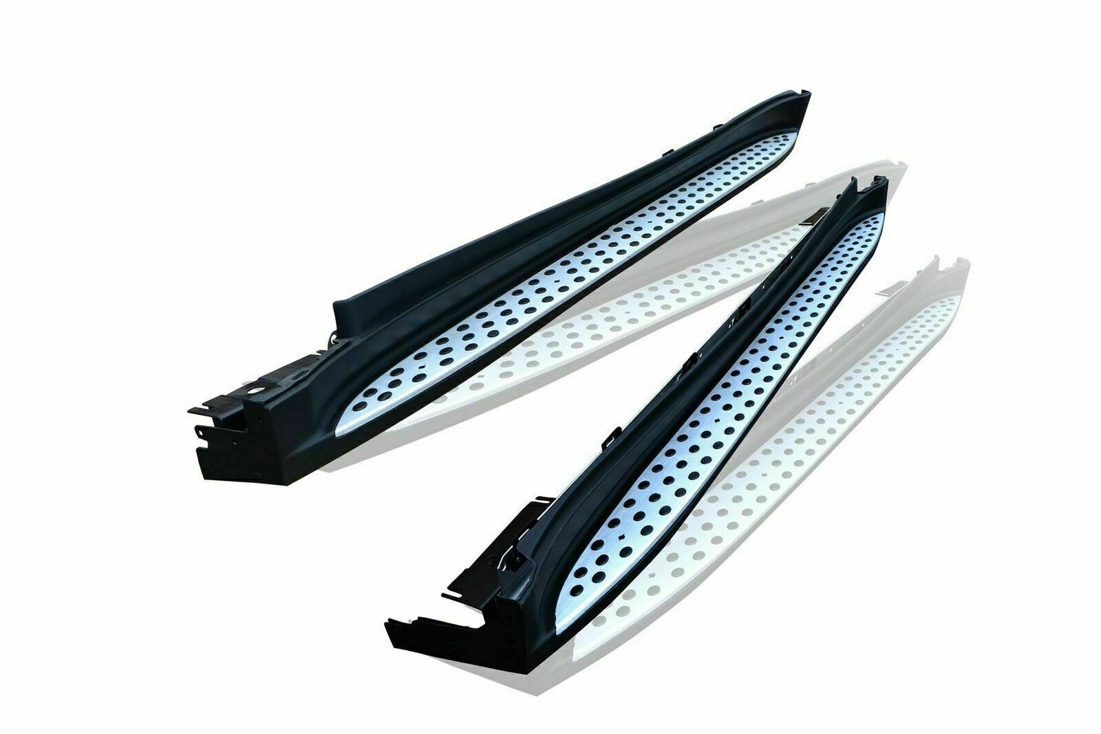 0154 PEDANE LATERALI MERCEDES W164 ML 2005-2012 SOTTOPORTA IN ALLUMINIO AUTOELEGANCERICAMBI