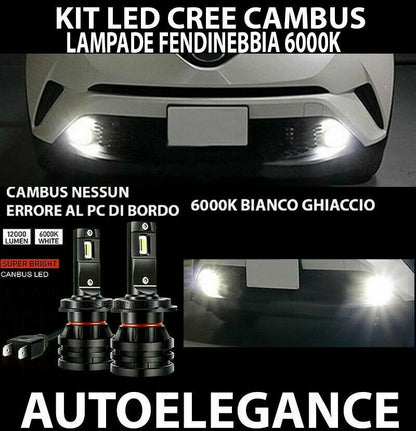 TOYOTA C-HR CHR LED FOG LIGHTS 10.000LM CAMBUS - AT 0032