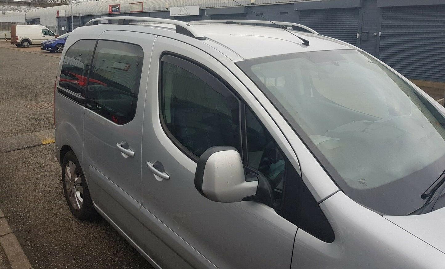 FORD TRANSIT CONNECT MK1 ROOF RAILS AESTHETIC ALUMINUM SILVER