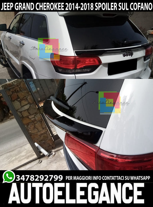 SPOILER POSTERIORE COFANO SRT PER JEEP GRAND CHEROKEE 2014 AL 2018 .-