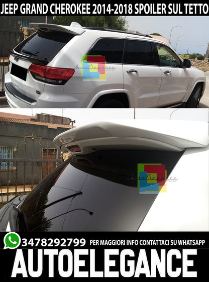 SPOILER POSTERIORE TETTO SRT SPORTIVO PER JEEP GRAND CHEROKEE 2014-2018 .-