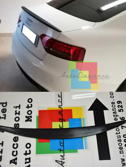 AUDI A5 COUPE 2007-2014 SPOILER POSTERIORE ALETTONE SUL COFANO LOOK S5 SLINE AUTOELEGANCERICAMBI