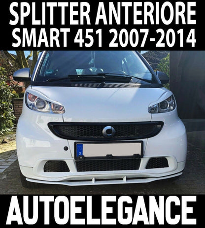 SOTTO PARAURTI SMART FORTWO 451 2007-2014 SPOILER ANTERIORE SPORTIVO