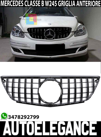 FRONT GRILLE MERCEDES B CLASS W245 AMG MASK BLACK PROFILES