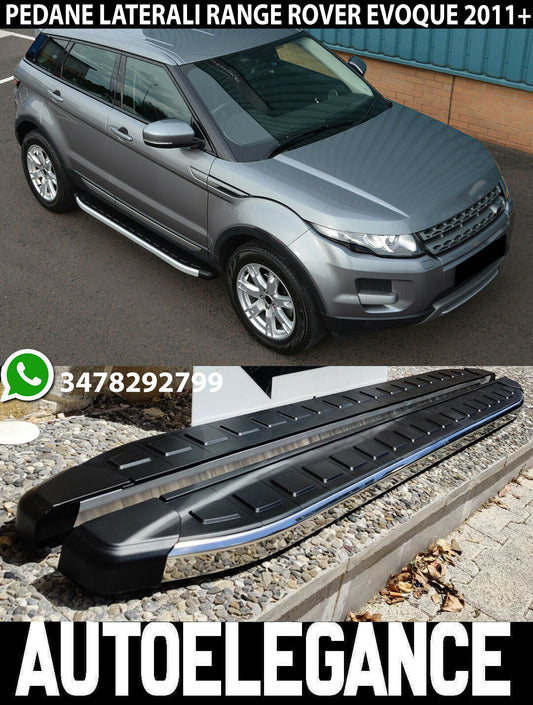 RANGE ROVER EVOQUE 2011+ CHROME DOOR SIDE STEPS