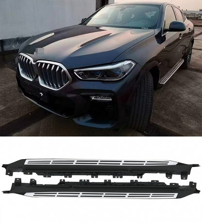 BMW X6 G06 2020+ PEDANE SOTTO PORTA LATERALI ALLUMINIO TOP QUALITA AUTOELEGANCERICAMBI