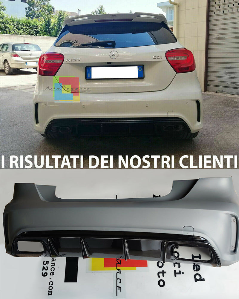 MERCEDES A-CLASS W176 2012-2018 ABS REAR BUMPER AMG A45