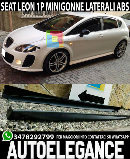 SEAT LEON 1P SPORTY LOOK SIDE SKIRTS CUPRA ABS