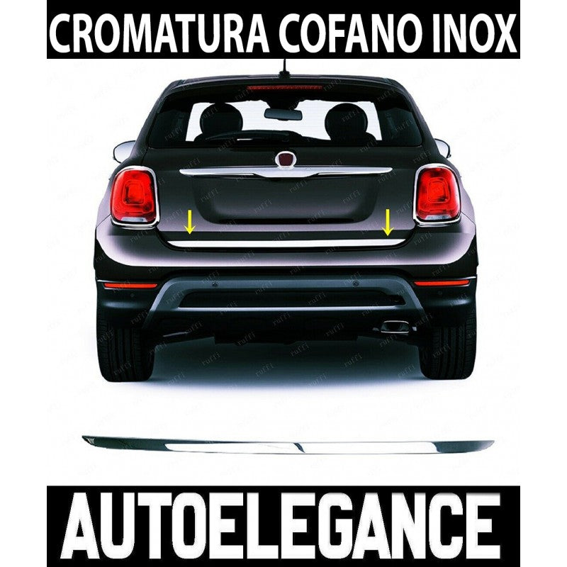FIAT 500X CHROME REAR HOOD PROTECTION