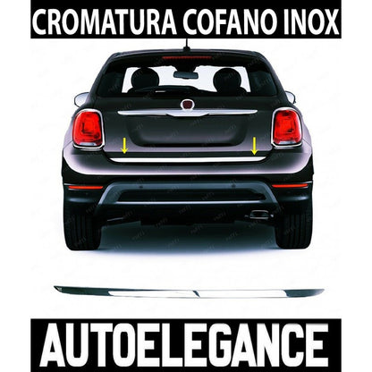 FIAT 500X CHROME REAR HOOD PROTECTION