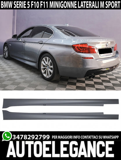 SIDE SKIRTS FOR BMW 5 SERIES F10 F11 ABS SPOILER DESIGN M SPORT 0271