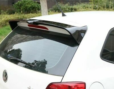 0021 VW POLO 6R 6C 2011-2017 ALETTONE LOOK GTI SPOILER POSTERIORE SUL TETTO ABS AUTOELEGANCERICAMBI