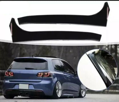 VW GOLF 6 VI 2008-2012 SPOILER DEFLETTORI LUNOTTO POSTERIORE LOOK RLINE ABS
