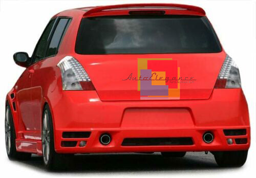 SUZUKI SWIFT III 2005-2010 CHROME / CLEAR REAR LIGHTS LED TAIL LIGHTS