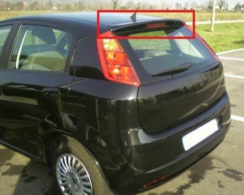 FIAT PUNTO EVO 2008-2012 ROOF SPOILER SPORTS WING IN ABS