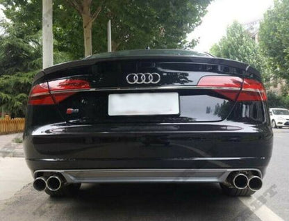 REAR BONNET SPOILER FOR AUDI A8 D4 2009-2014 TUNING LOOK