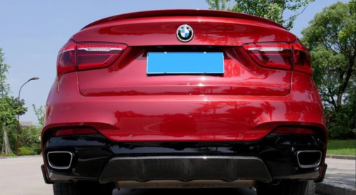 BMW X6 F16 2014-2019 SPOILER SUL COFANO IN ABS LOOK M AUTOELEGANCERICAMBI