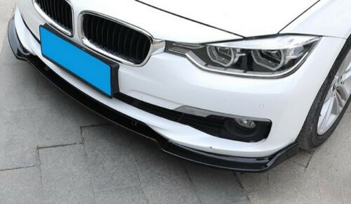 BMW 3 F30 F31 FRONT BUMPER SPLITTER ABS GLOSSY BLACK LIP SPOILER