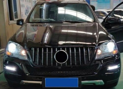 MERCEDES ML W164 2009 AL 2011 LIFT GRIGLIA ANTERIORE LOOK AMG PROFILI CROMATI