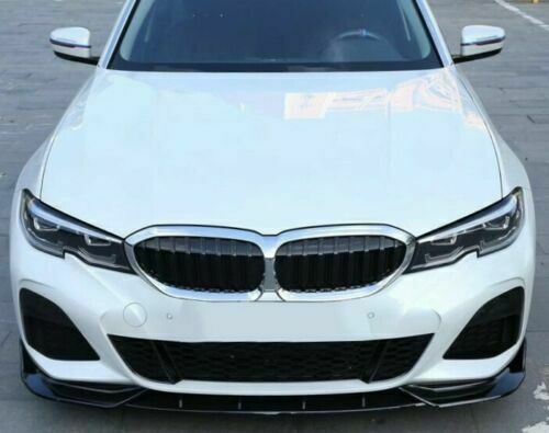 BMW SERIE 3 G20 G21 SPLITTER SOTTO PARAURTI ANTERIORE ABS M3 LOOK NERO LUCIDO AUTOELEGANCERICAMBI