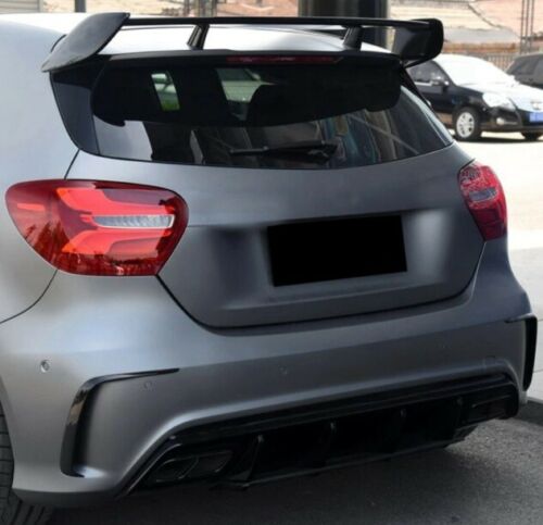 FLAPS MERCEDES A W176 2012-2018 REAR BUMPER MOULDS ADHESIVE BLACK 0179