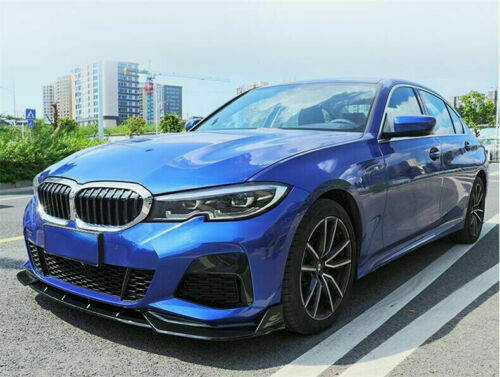 BMW SERIE 3 G20 G21 SPLITTER SOTTO PARAURTI ANTERIORE ABS M3 LOOK NERO LUCIDO AUTOELEGANCERICAMBI