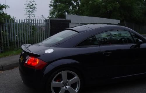 Rear Roof Window Spoiler For Audi TT Coupe MK1 8N (1998-2006) - Fiberglass, Unpainted
