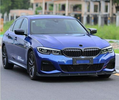 BMW SERIE 3 G20 G21 SPLITTER SOTTO PARAURTI ANTERIORE ABS M3 LOOK NERO LUCIDO AUTOELEGANCERICAMBI