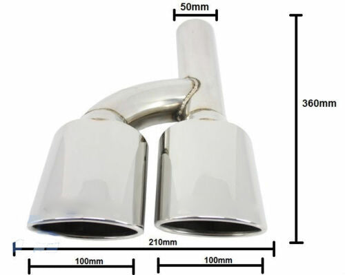 MERCEDES BENZ E-CLASS W211 S211 SPORTS EXHAUST PIPELINES AMG LOOK