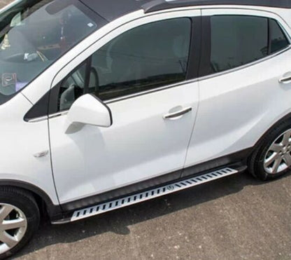 PEDANE LATERALI OPEL MOKKA / MOKKA X 2012+ SOTTO PORTA ANTISCIVOLO SPORT