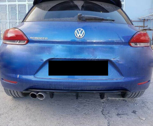 VW SCIROCCO 2008-2014 DIFFUSORE POSTERIORE RLINE LOOK IN ABS NERO LUCIDO