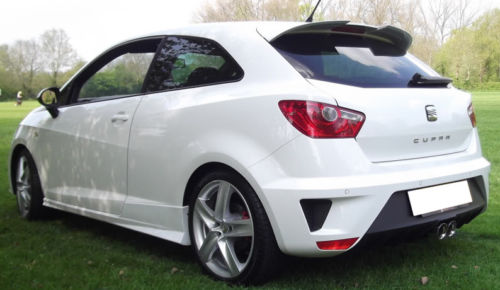 SEAT IBIZA 6J 3 PORTE 2008-2017 SPOILER POSTERIORE SUL TETTO IN ABS LOOK CUPRA